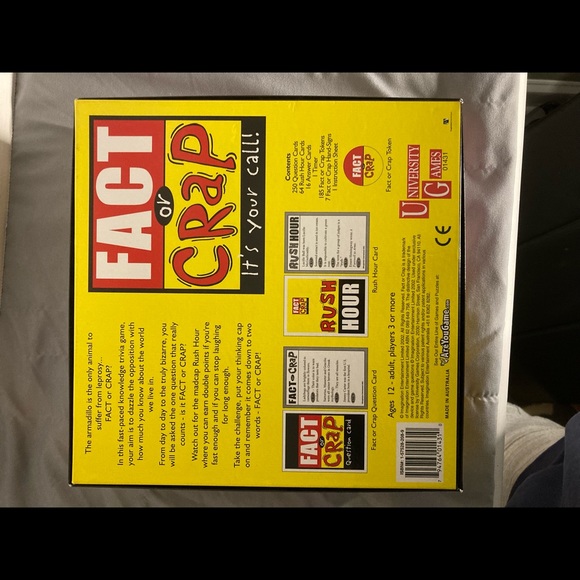 Fact or Crap it’s your call!
Board game
Used 1x - Picture 2 of 6